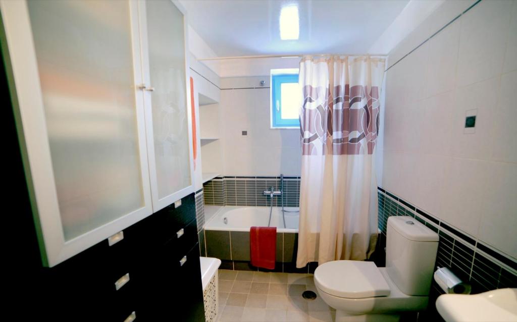 Kúpeľňa v ubytovaní Villa Busho