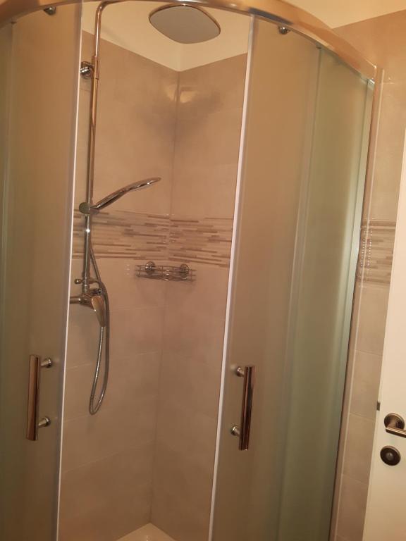 Koupelna v ubytování Tajc Rooms
