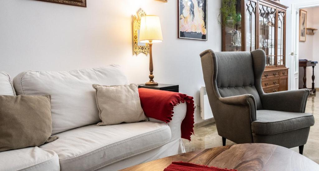 Posezení v ubytování Apartamento Cadiz Paradiso