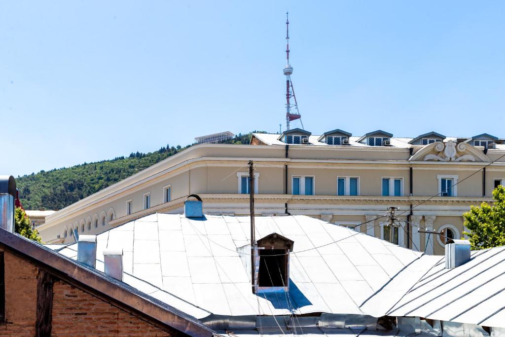 Budova, kde se aparthotel nachází