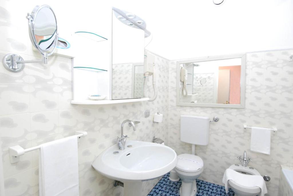 Koupelna v ubytování Hotel Il Burchiello