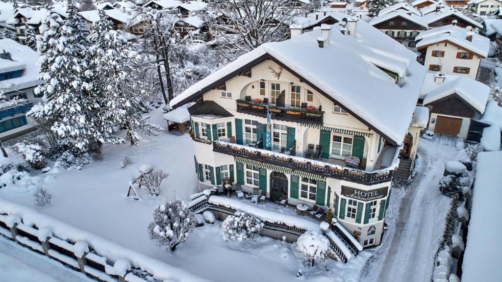 Hotel Aschenbrenner v zimě