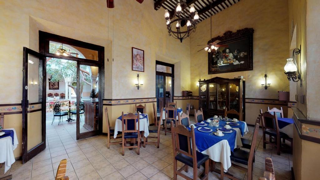 Restaurace v ubytování Hotel Boutique La Mision De Fray Diego