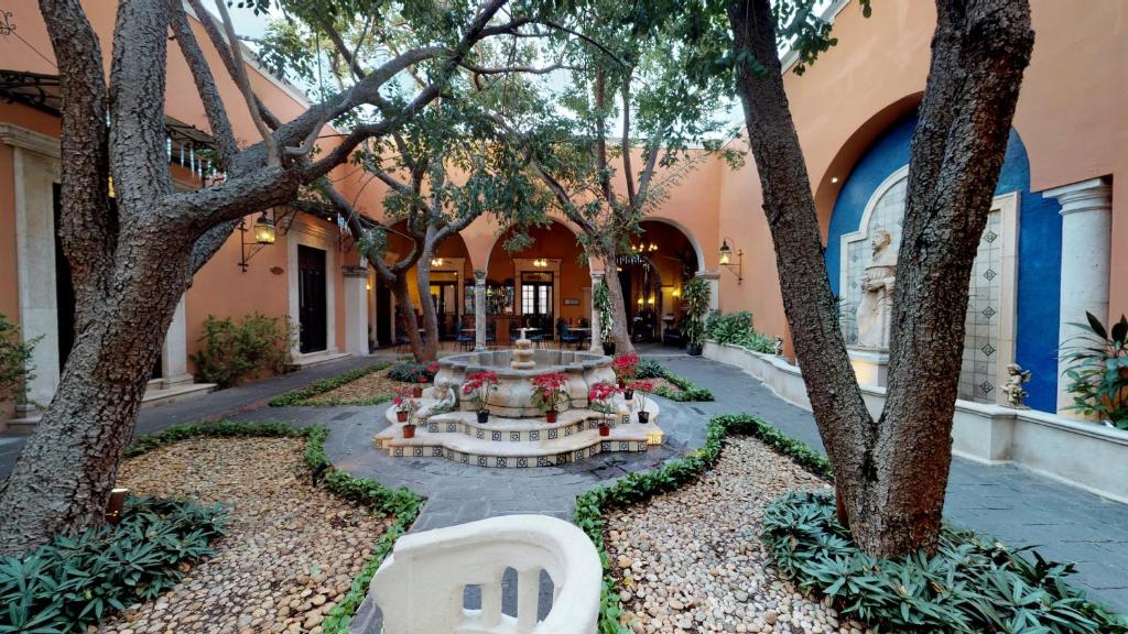 Zahrada ubytování Hotel Boutique La Mision De Fray Diego