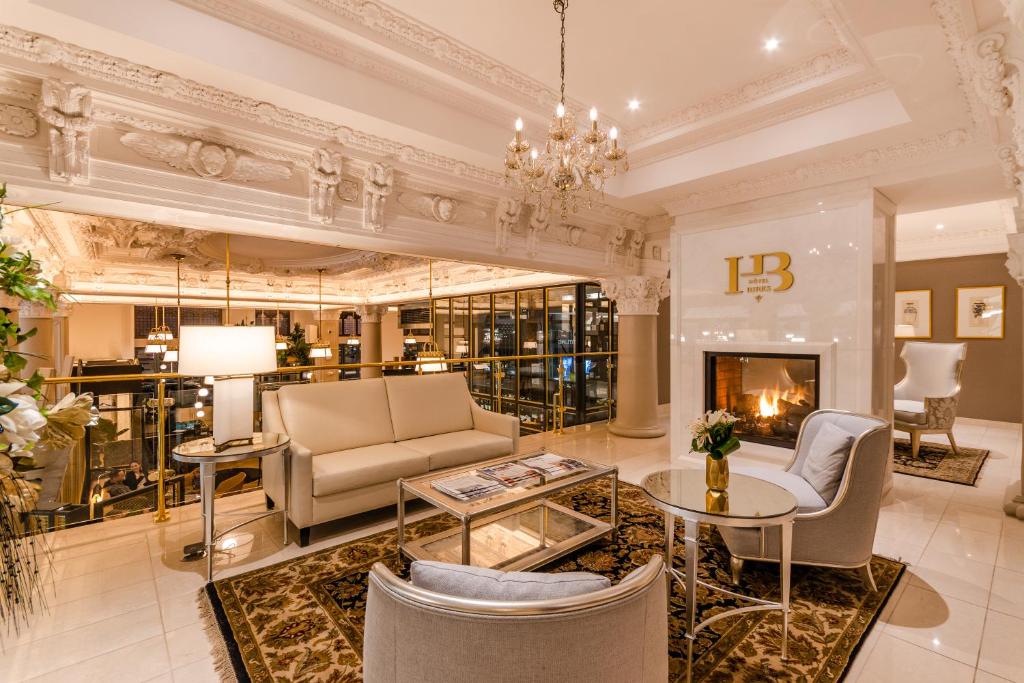 Posezení v ubytování Hôtel Birks Montréal
