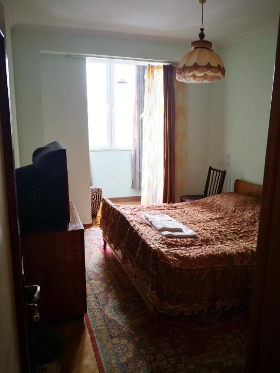 Postel nebo postele na pokoji v ubytování Apartment Erekle