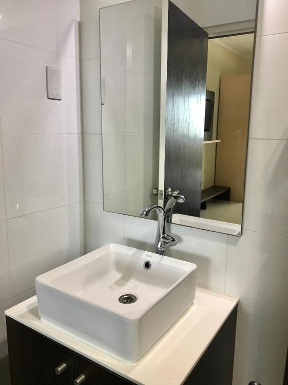 Koupelna v ubytování Curacao Airport Hotel