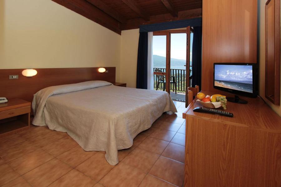 TV a/nebo společenská místnost v ubytování Park Hotel Faver