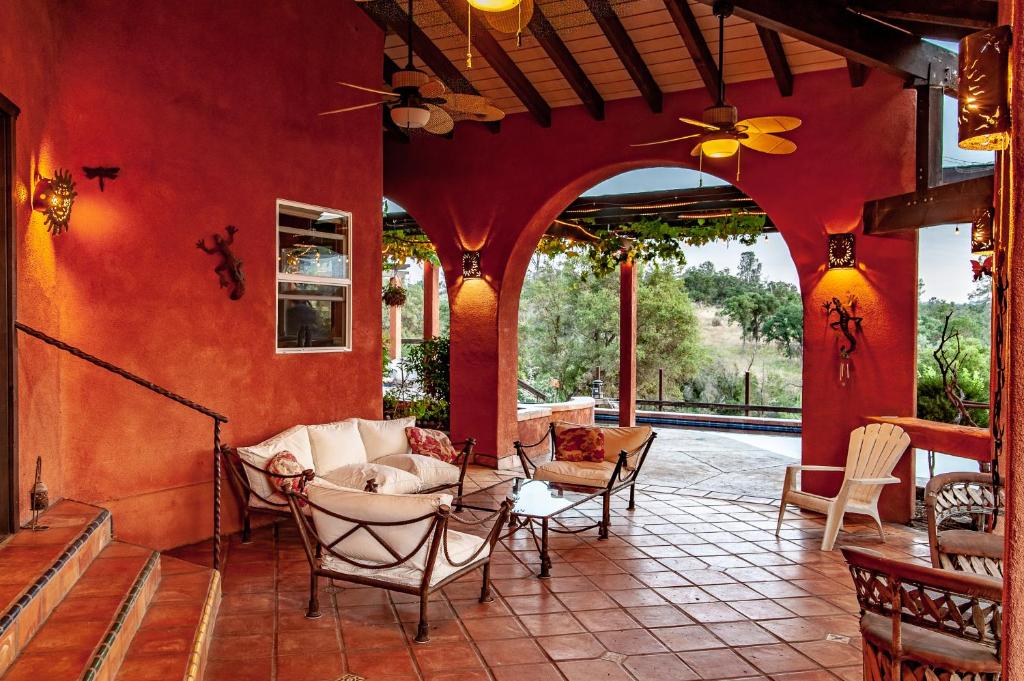 Istumisnurk majutusasutuses Posada Mariana Bed and Breakfast