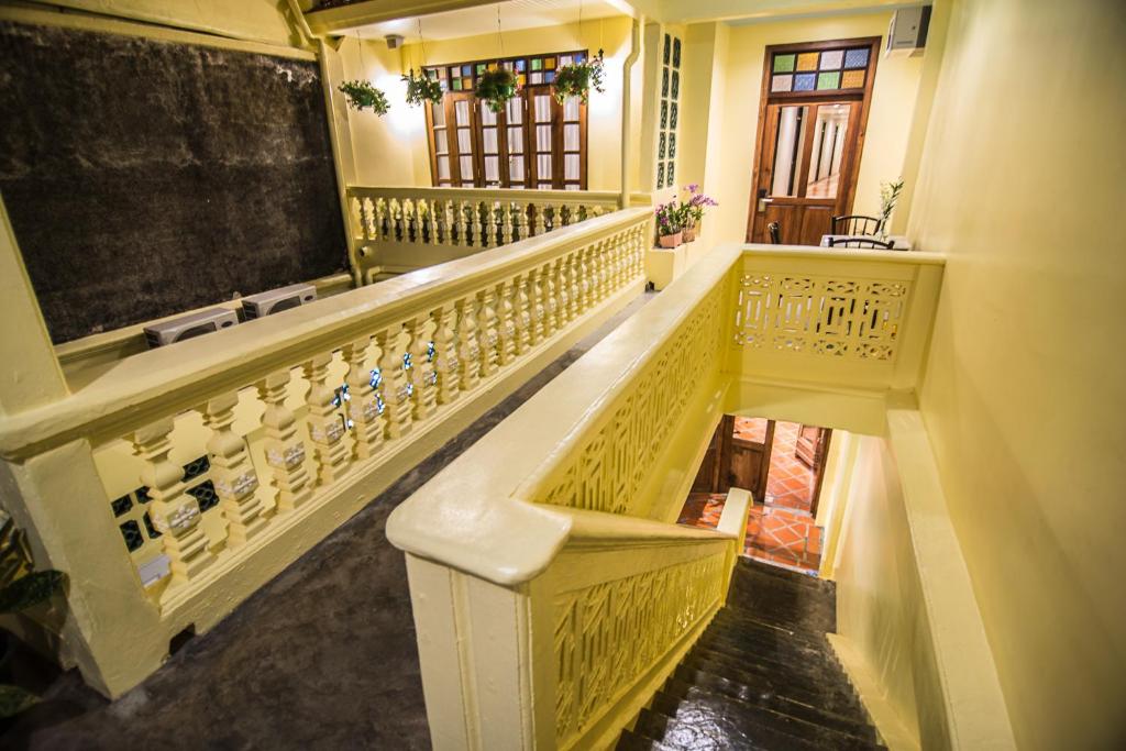 TV a/nebo společenská místnost v ubytování WOO Gallery & Boutique hotel