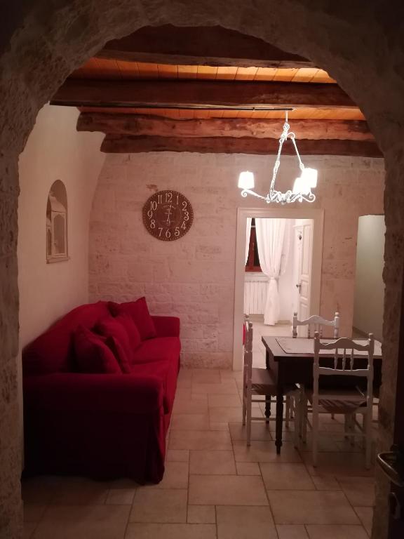 Posezení v ubytování Resort Romano in Trulli