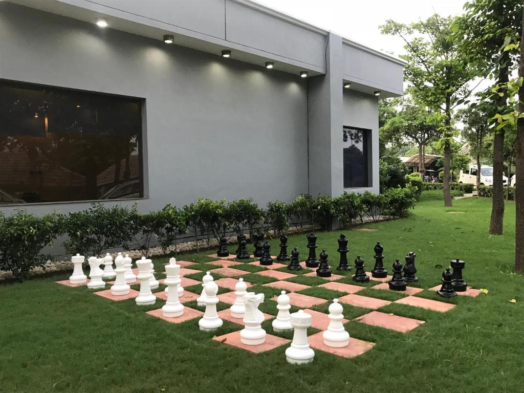 Zahrada ubytování Shri Radha Brij Vasundhara Resort & Spa