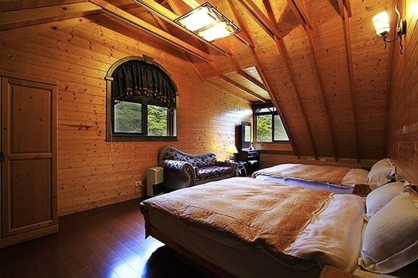 Postel nebo postele na pokoji v ubytování Rong Yuan Gu Homestay