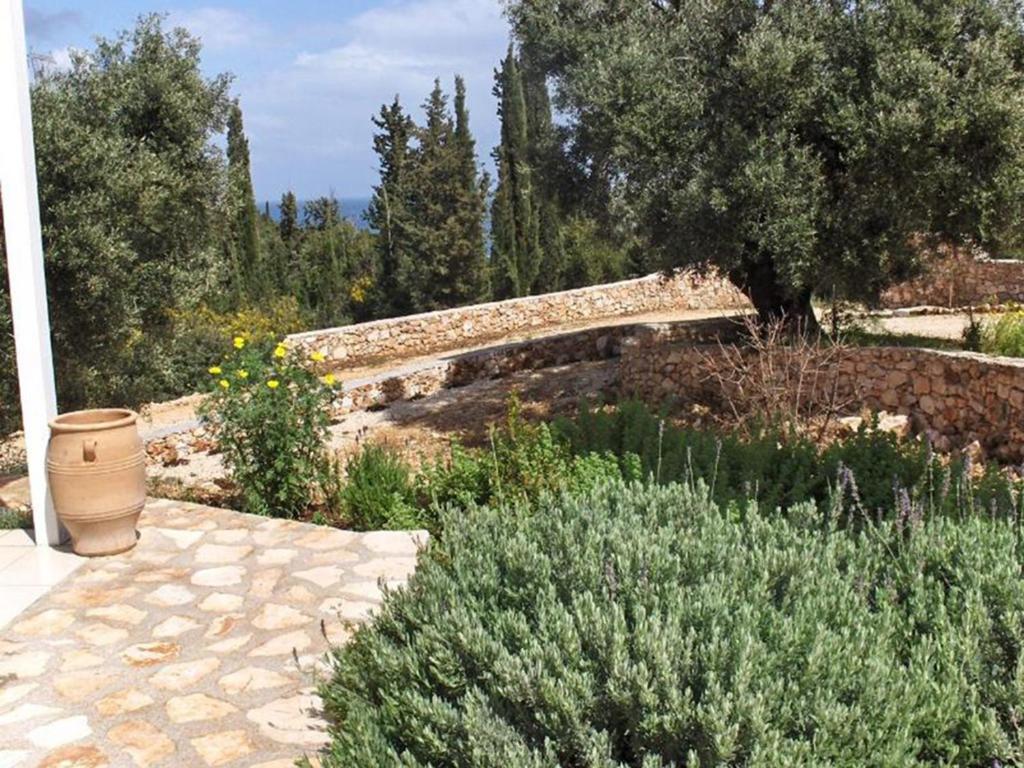 A garden outside Villa Buras