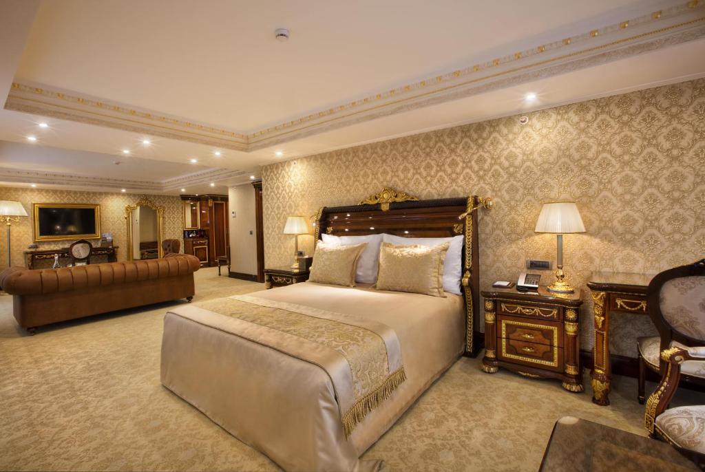 Postel nebo postele na pokoji v ubytování Ottoman's Life Hotel Deluxe