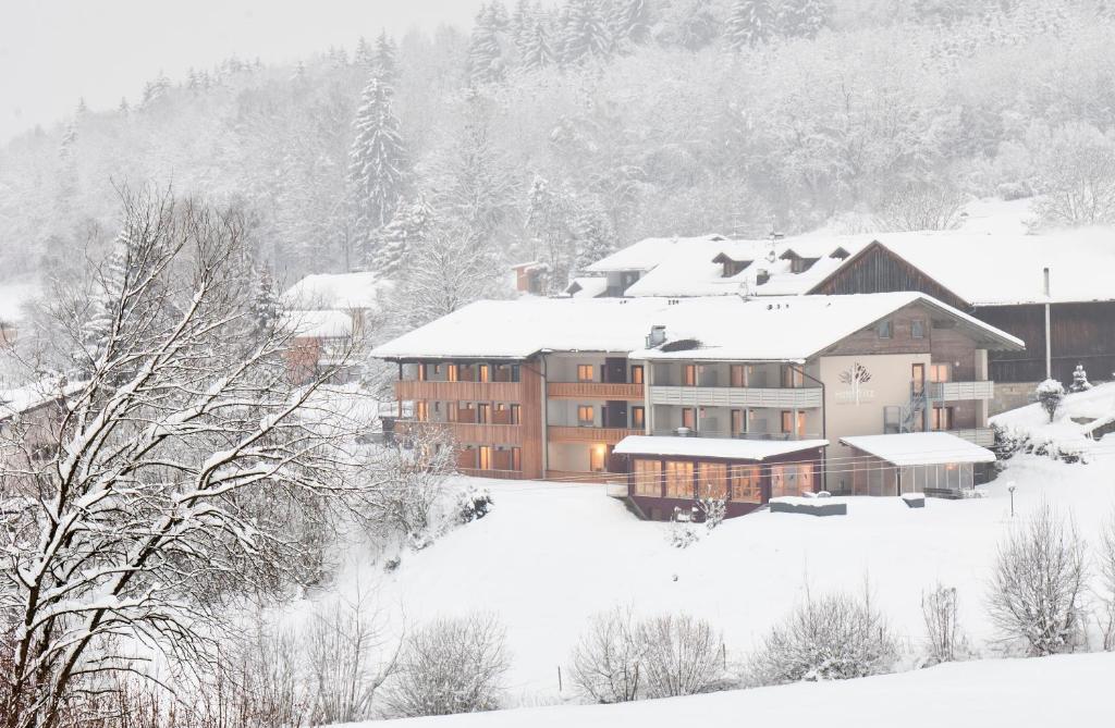 Hotel der Bäume v zimě