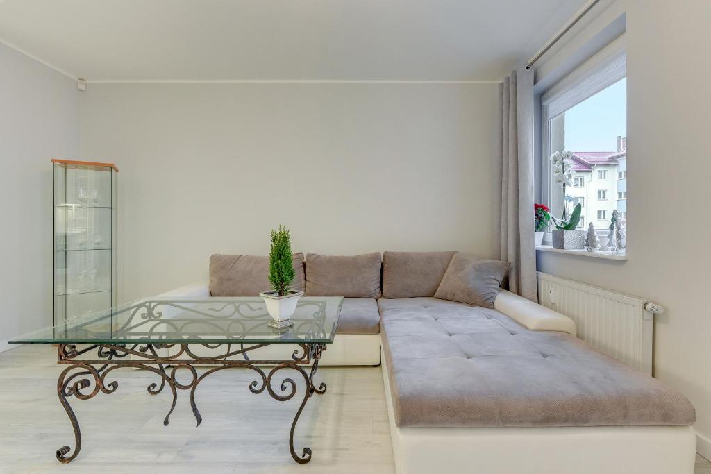 Posedenie v ubytovaní Apartament Stylowy