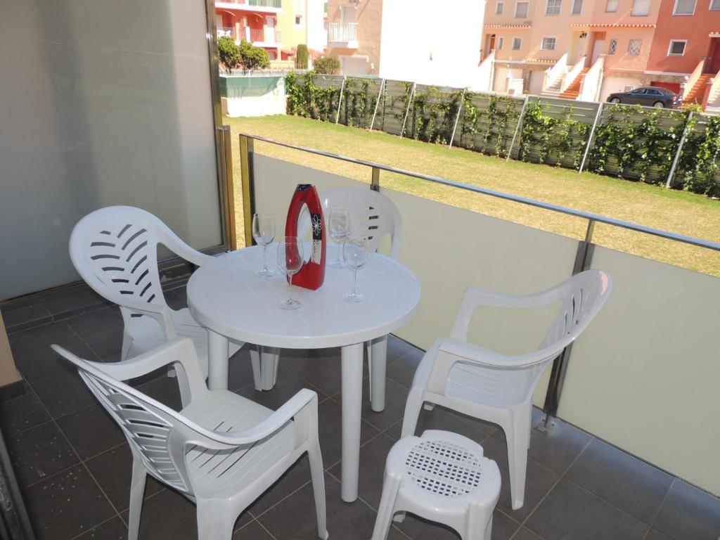Balkón alebo terasa v ubytovaní Gran Reserva Mimosas 2 BjsC Empuriabrava - Immo Barneda