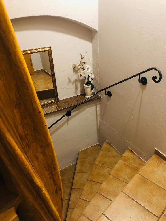 Koupelna v ubytování Zum Handtuch