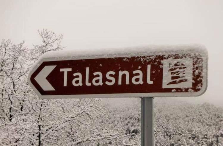 Casinha do Talasnal v zimě