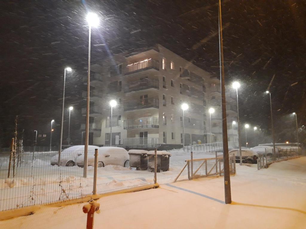 Apartamenty Limanowskiego v zime