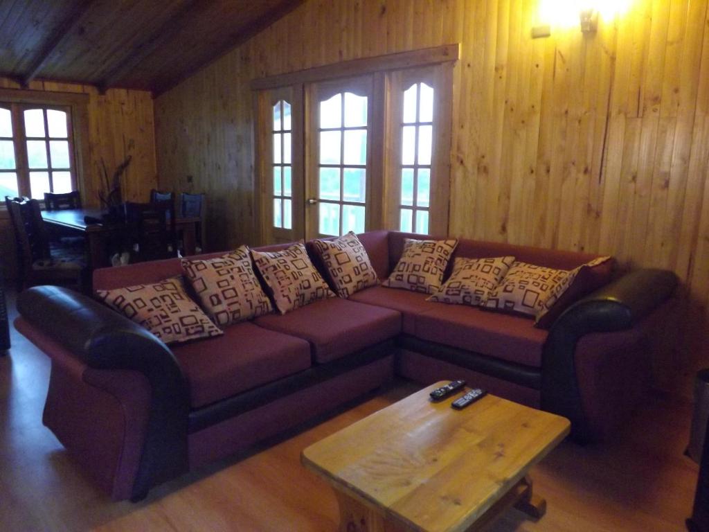 Χώρος καθιστικού στο Hostal Robinson