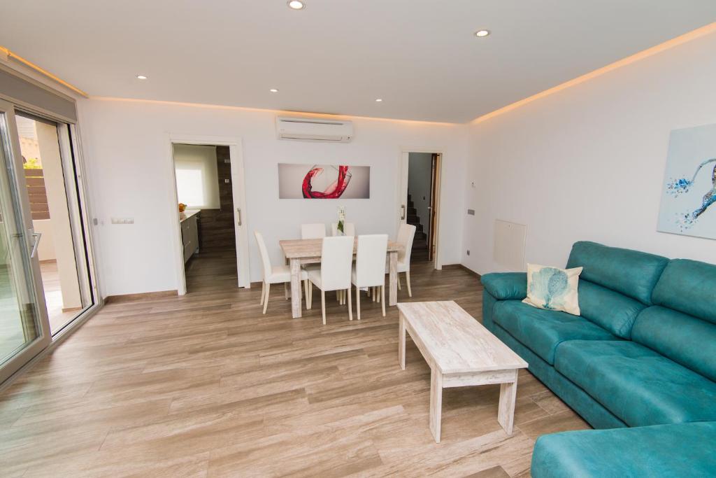 A seating area at Villa Can Nieves