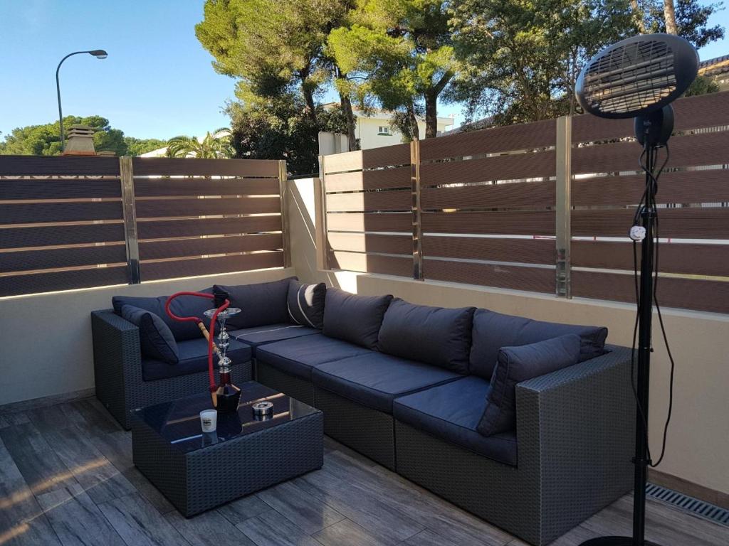 A seating area at Villa Can Nieves