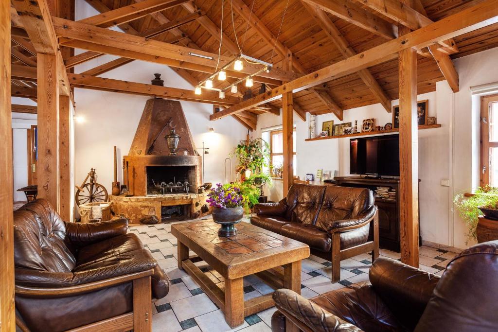 Posezení v ubytování House of Sun