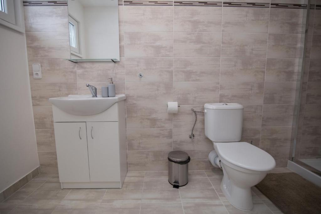 Koupelna v ubytování apartment Dana