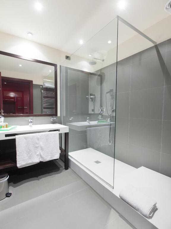 Kúpeľňa v ubytovaní Grand Hotel Mattei