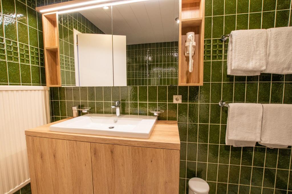 Kúpeľňa v ubytovaní Sonnseitn Appartements