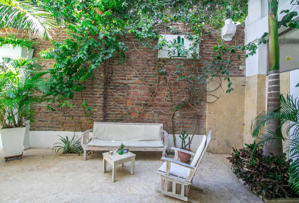 Zahrada ubytování El Cactus Luxury Apartments in Historic Center