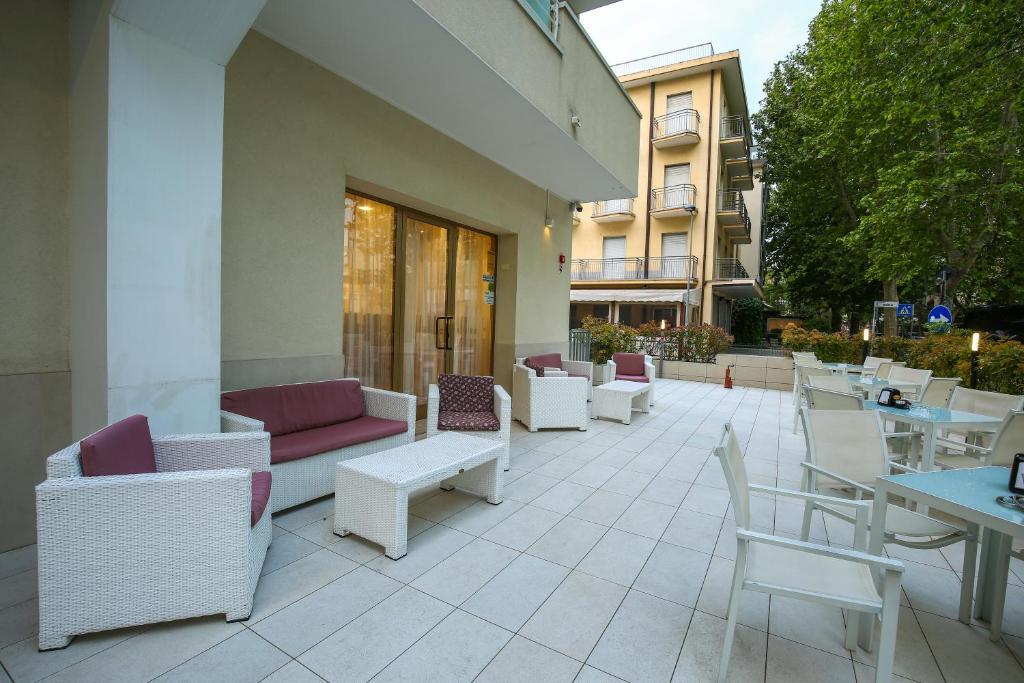 Posezení v ubytování Hotel Bergamo