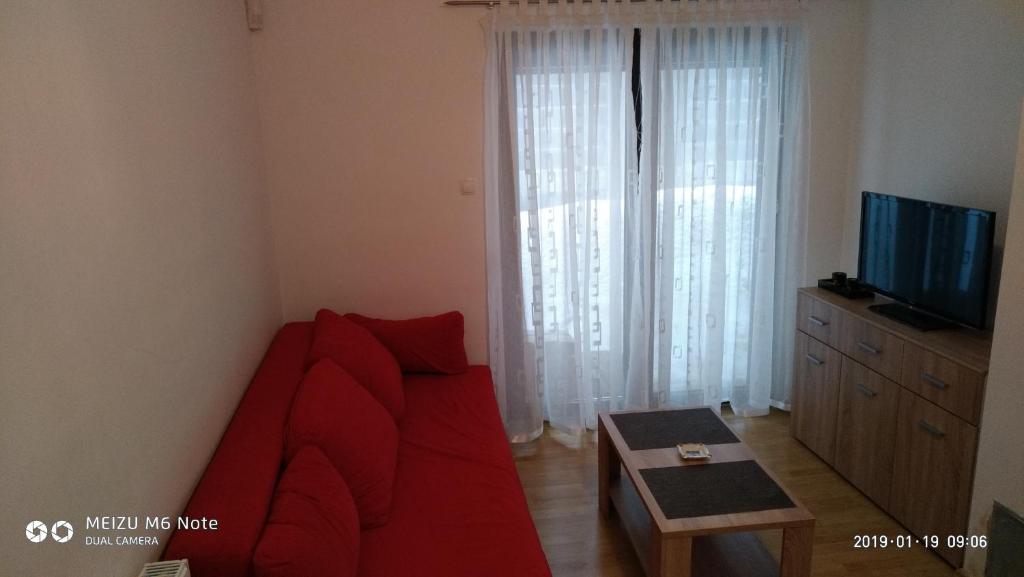 TV a/nebo společenská místnost v ubytování Apartman Hasen Vlašić