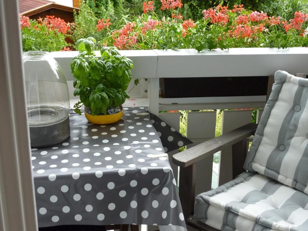 Posezení v ubytování Ferienwohnung Lisi Hartmann