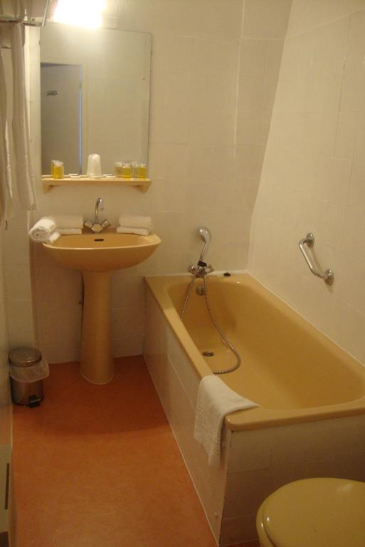 Koupelna v ubytování Hotel LE BEAU SITE