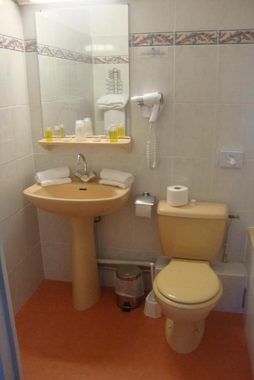 Koupelna v ubytování Hotel LE BEAU SITE