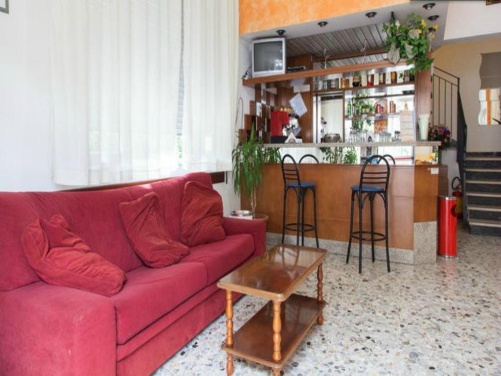 Kuchyň nebo kuchyňský kout v ubytování Hotel Ronconi
