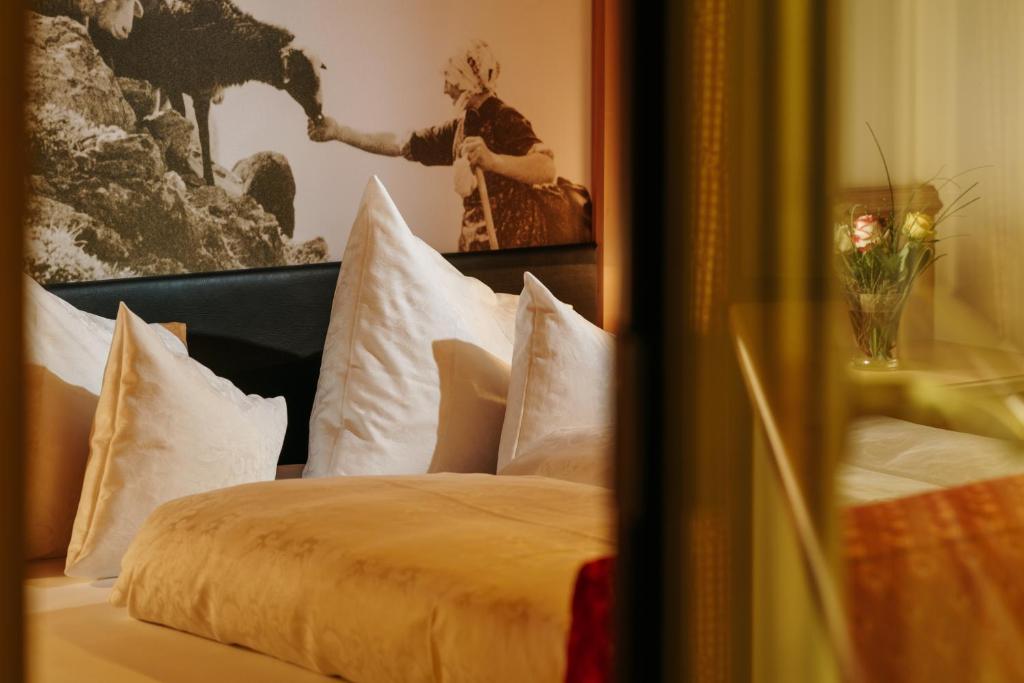 Postel nebo postele na pokoji v ubytování Hotel Venter Bergwelt