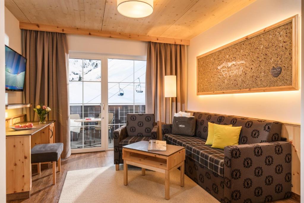 Posezení v ubytování Hotel Venter Bergwelt