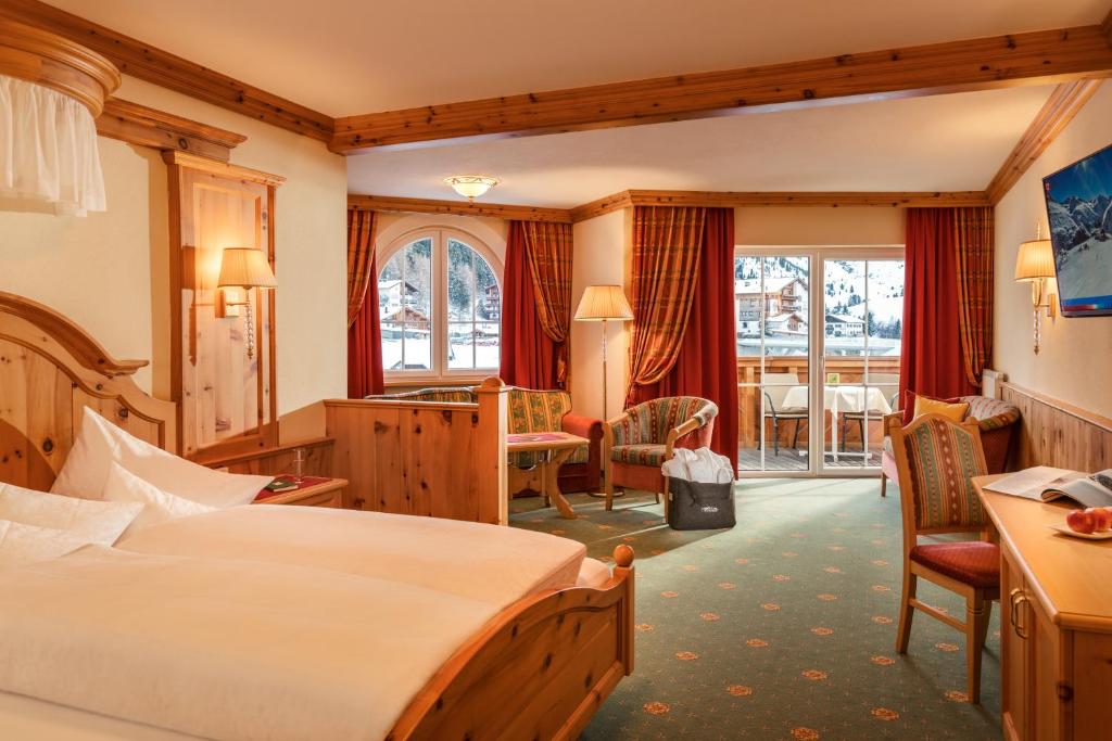 Postel nebo postele na pokoji v ubytování Hotel Venter Bergwelt