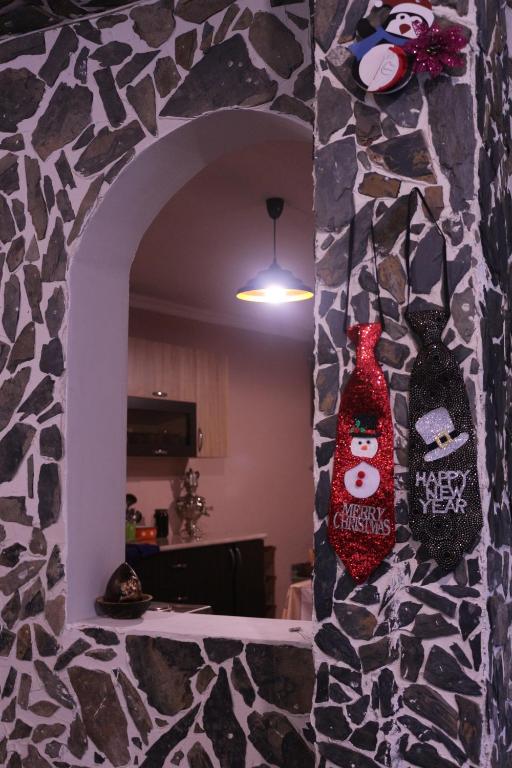 Kuchyň nebo kuchyňský kout v ubytování Inga Jafaridze Guesthouse Pele