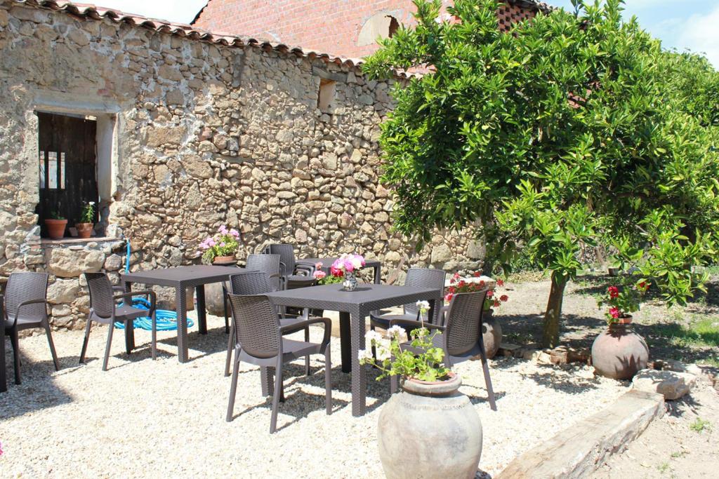 Vonkajšia záhrada v ubytovaní Casa Rural Hosteria Cantarranas