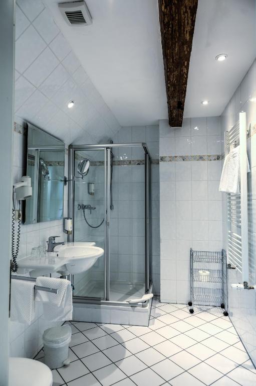 Koupelna v ubytování Hotel Zum Bär