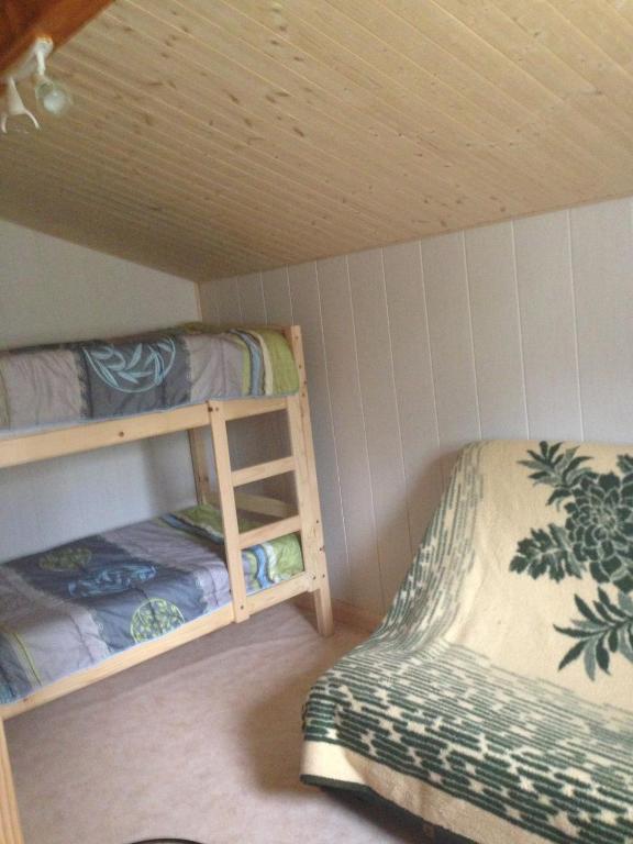 Postel nebo postele na pokoji v ubytování Les Marmottes