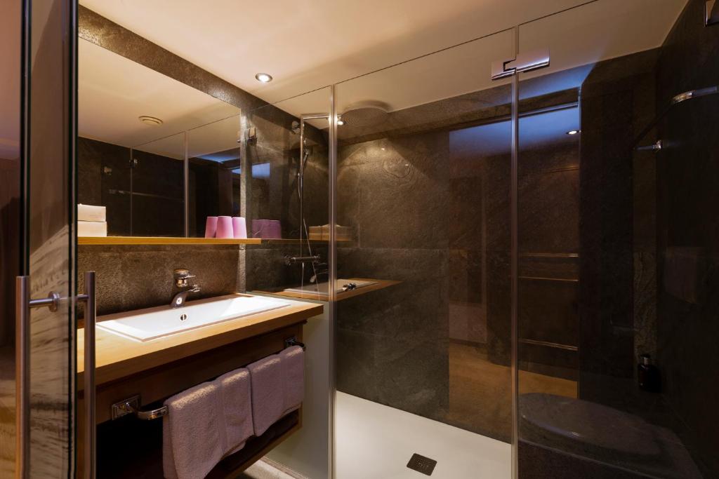 Koupelna v ubytování Hotel Sandhof