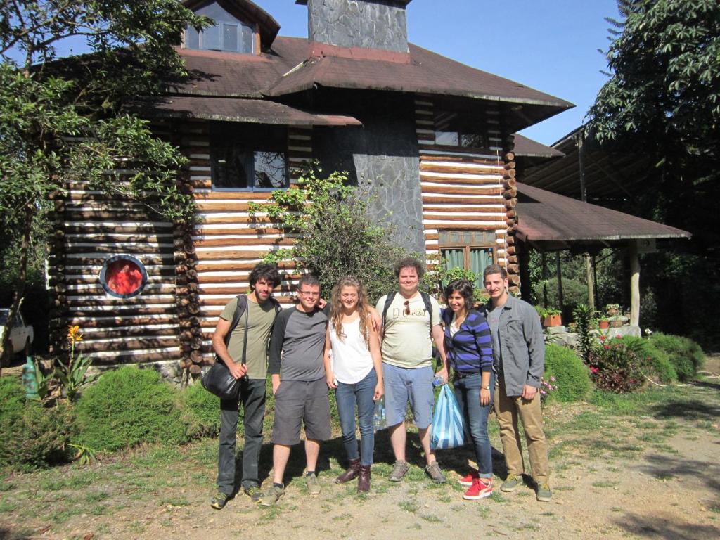 Hosté ubytování Hosteria La Roulotte - Mindo
