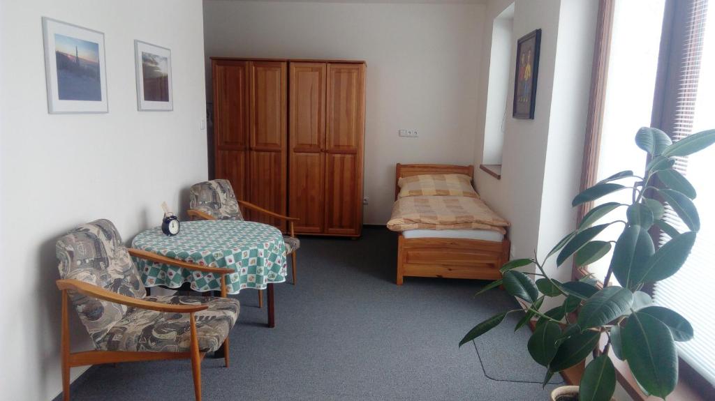 Postel nebo postele na pokoji v ubytování Rekreace Zelba