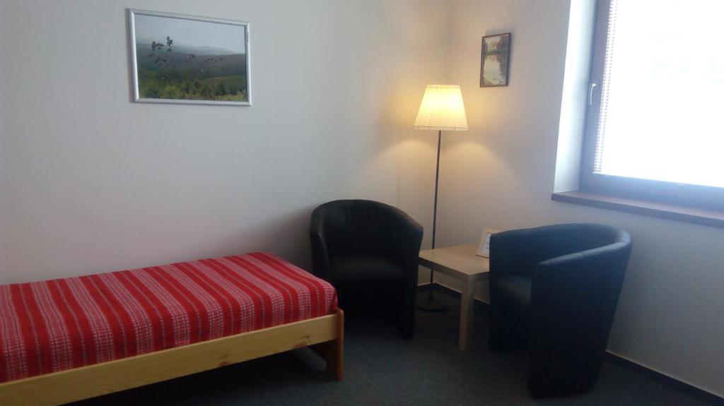 Postel nebo postele na pokoji v ubytování Rekreace Zelba